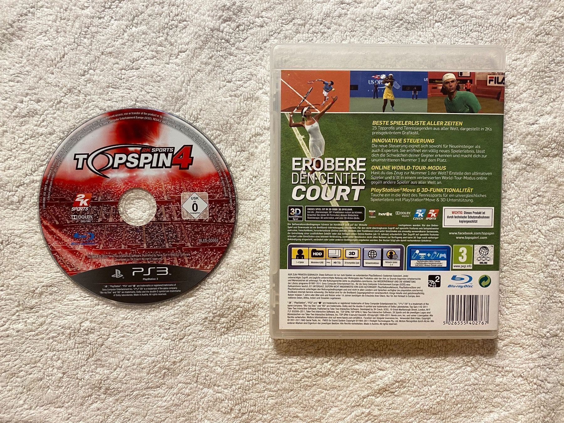 Sony Spiele: Topspin 4 PS3 – Gebraucht aus Reichenbach i. K. von Daniel840 1