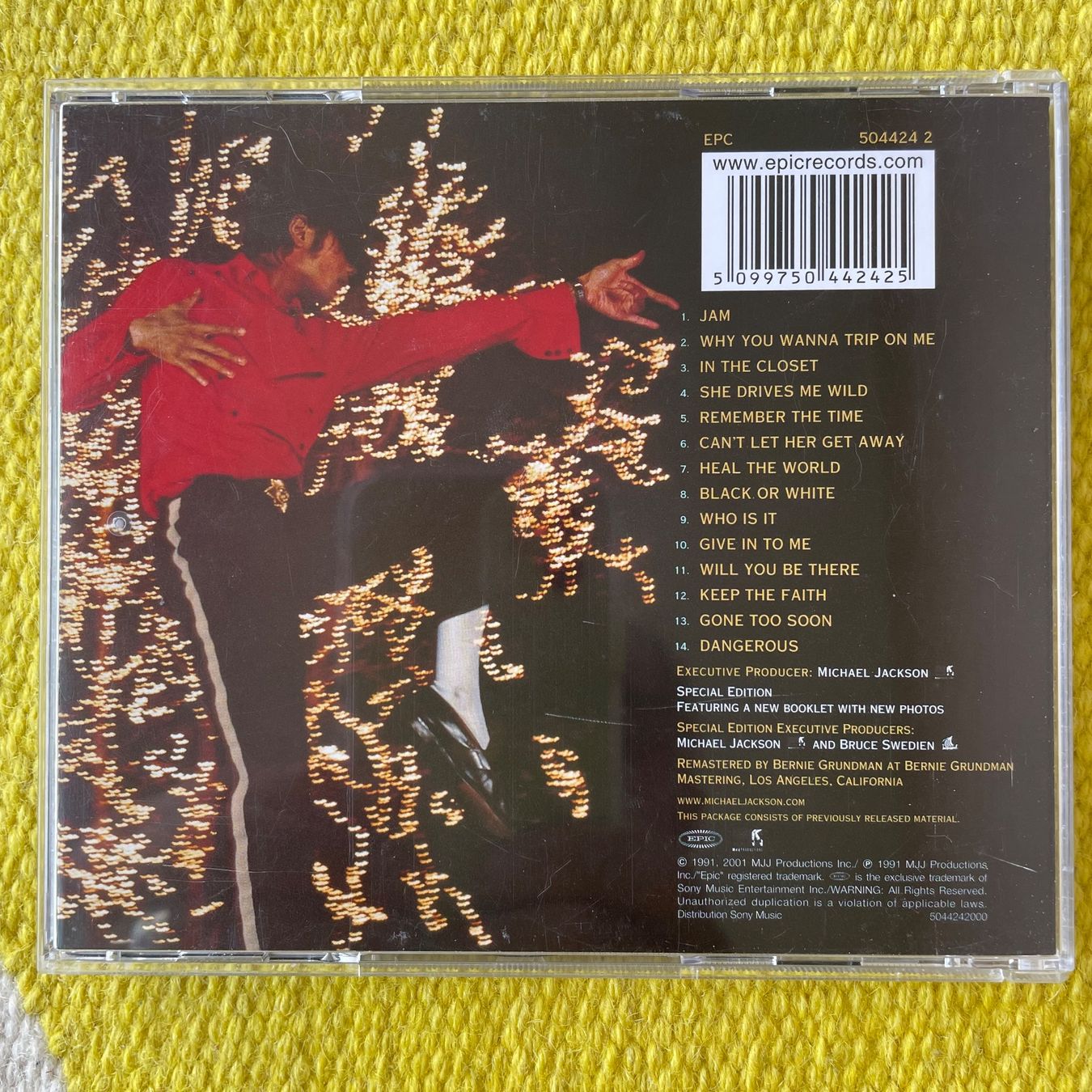 CD: MICHAEL JACKSON-SPECIAL EDITION DANGEROUS – Usato da Rorschacherberg venduto da CD-Roli 1