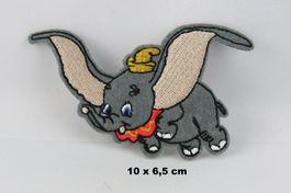 DUMBO - Disney - Aufnäher - Aufbügler - Stickerei - 10x6.5cm