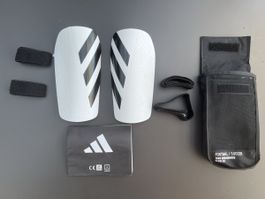 Adidas Fussball Schienbeinschoner Tiro L weiss neu