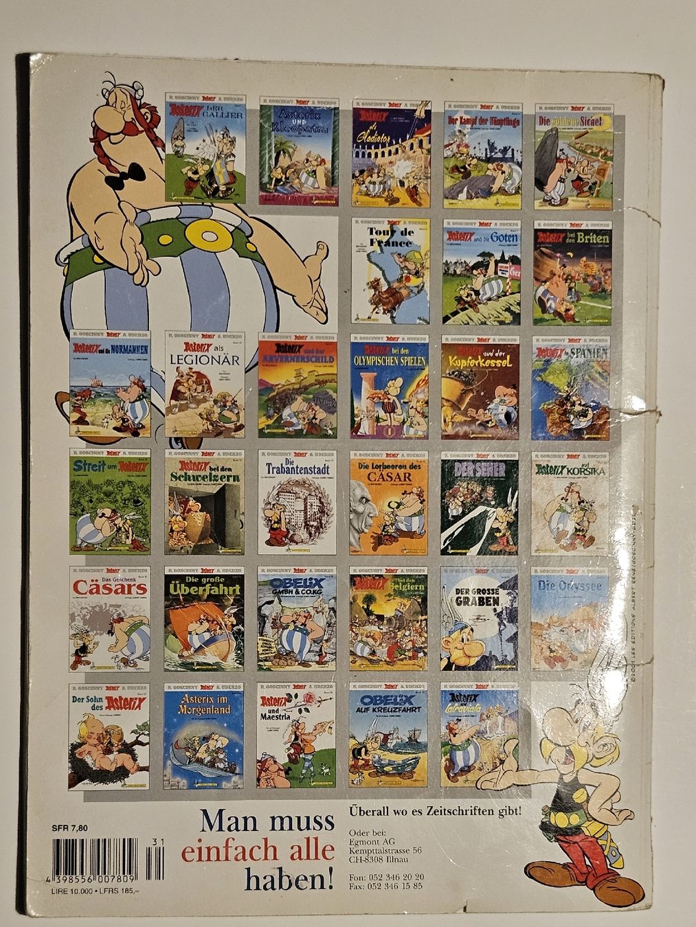 Fumetti: Asterix und Obelix Band 31: Latraviata, Comic, – Usato da Oberdorf BL venduto da BaldenEagle 3