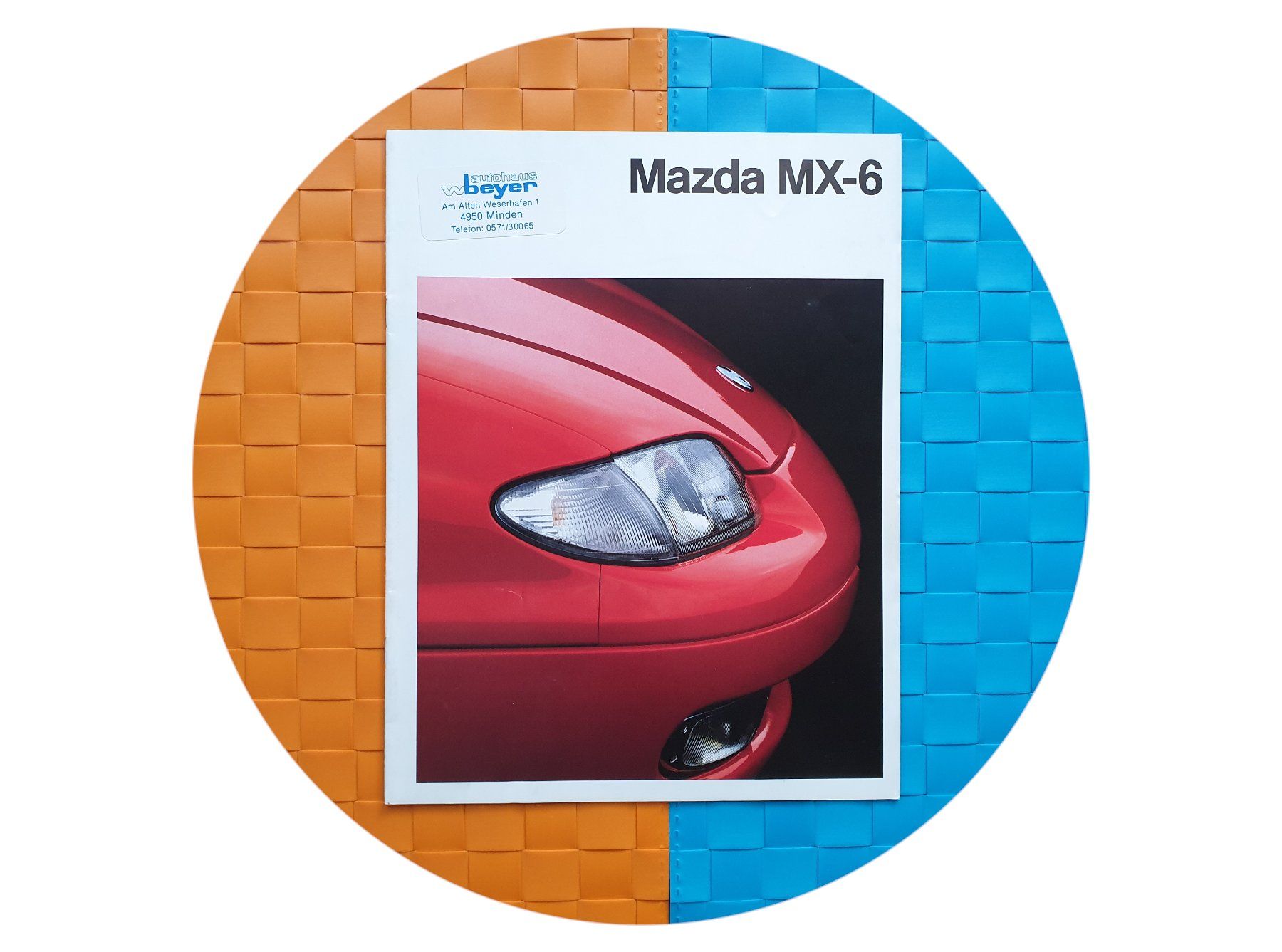 Mazda Documents: MAZDA MX-6 1992 - Prospekt / Katalog / Catalogue – D'occasion à Viganello par CARLiteratur