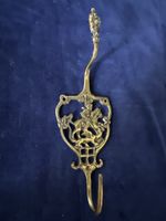 Antiker Wandhaken Messing Ritter Drache im Barockstil 🦁🐉