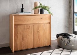 Kommode OKLAHOMA Wildeiche 105 x 85 cm 1 Schublade 2 Türen