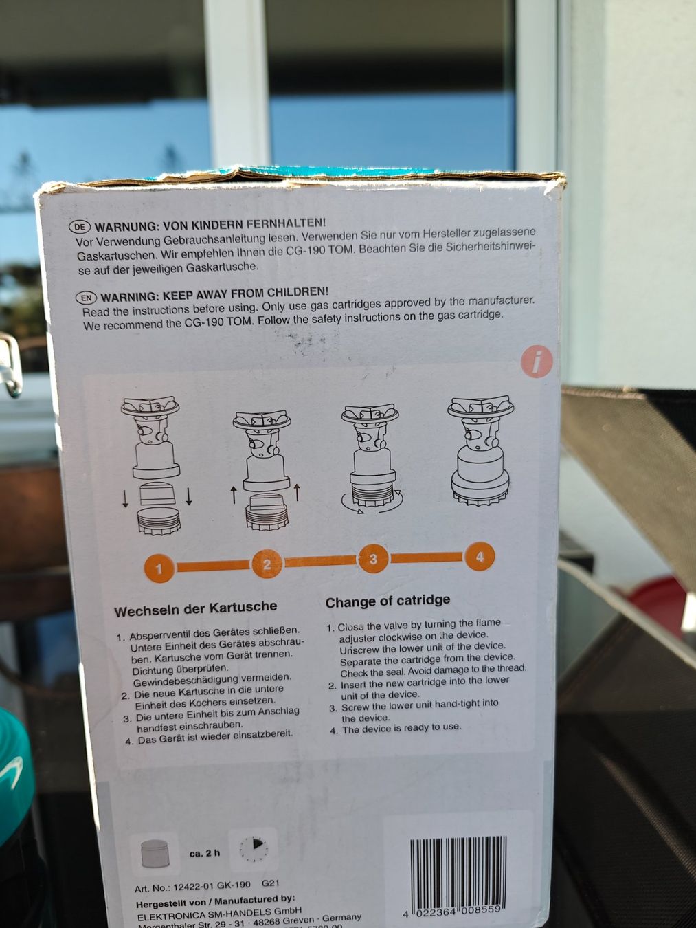 Cucine: Shisha King® Tom Gaskocher mit integrierter Zündung – Usato da Aadorf venduto da sus_jht5 3