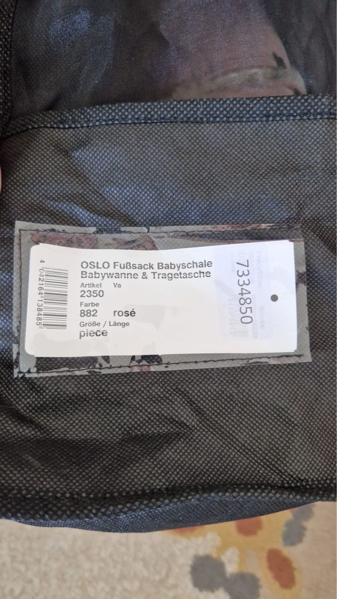 Bauch- & Rückentragen: Fusssack Werner Christ Lammfell Schwarz Baby – Neu und originalverpackt aus Wetzikon ZH von sal_v2jt 2