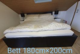 Bett MALM Bettgestell 180x200 cm ABHOLUNG IN 8500 FRAUENFELD
