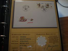 Abart Janosch FDC, 2012, geänderte Zähnung