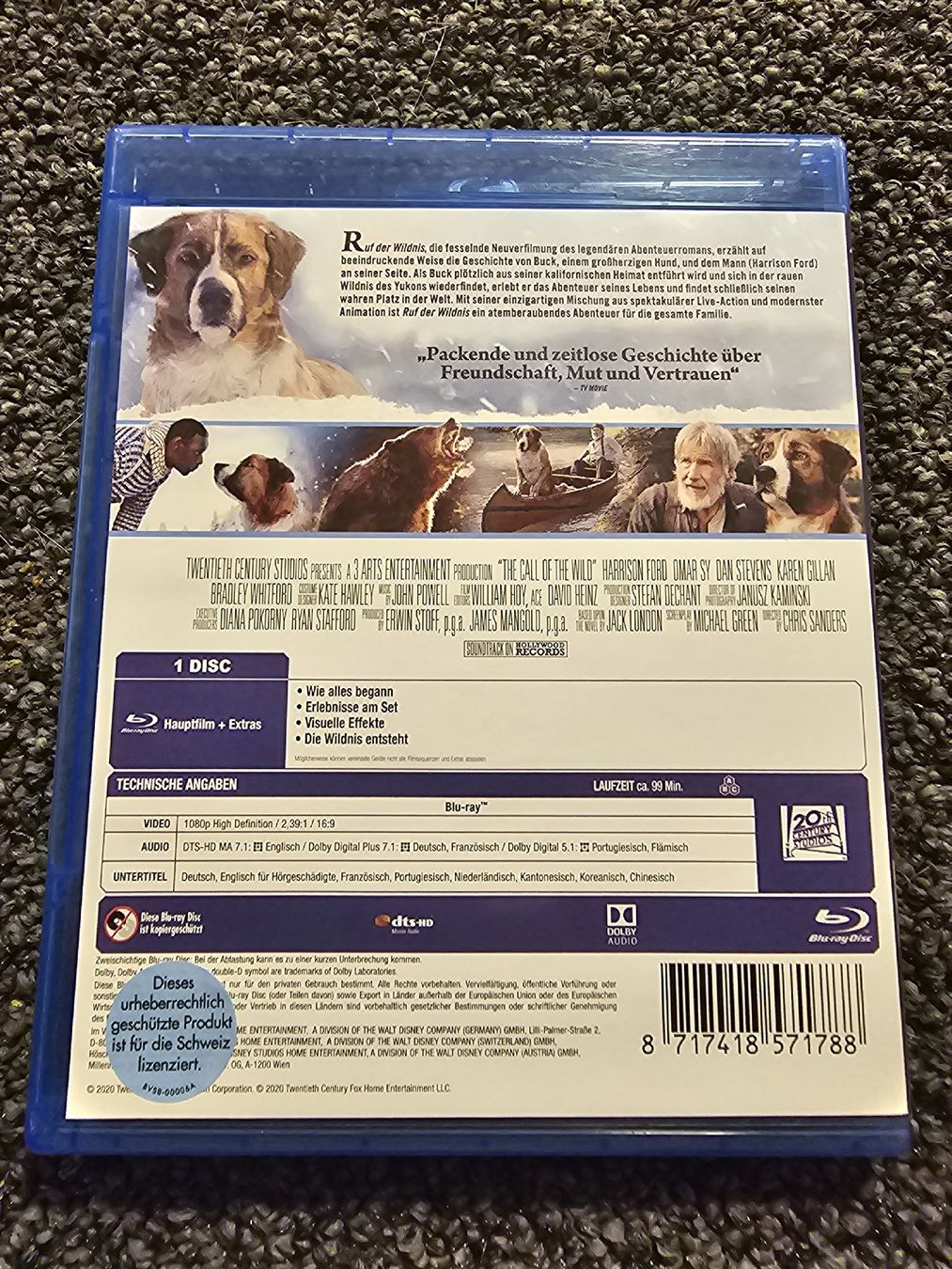 Tutti i DVDs: Blu-ray Ruf der Wildnis  – Usato da Ruswil venduto da jan_bxl5 1