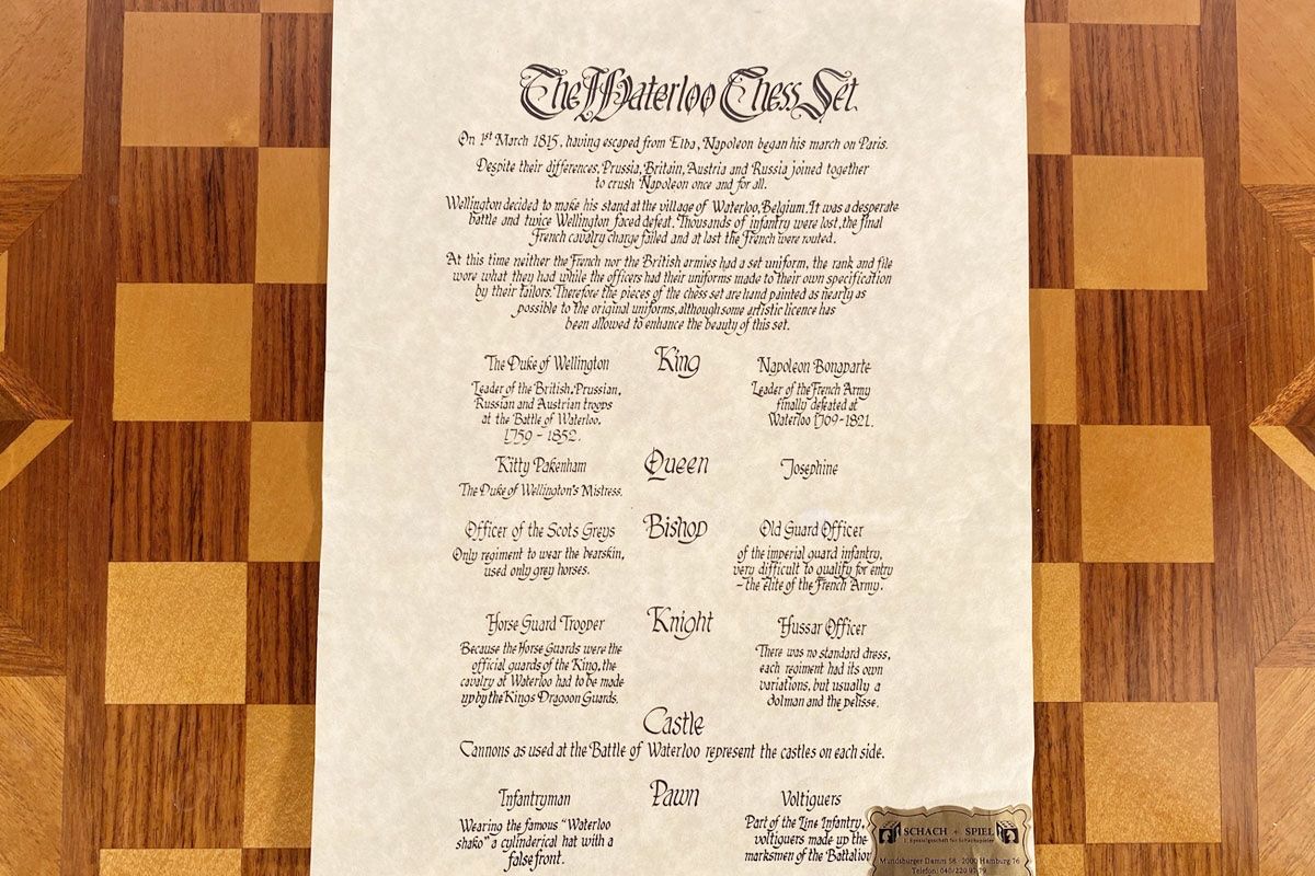 Spiele: Zinn Schachfiguren The Waterloo Chess Set – Gebraucht aus Ballwil von ClassicGallery 9