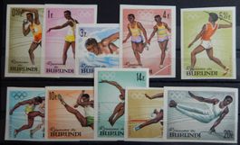 Burundi Kat. 125-134B ** 1964 Kat. 35 Euro sehr selten