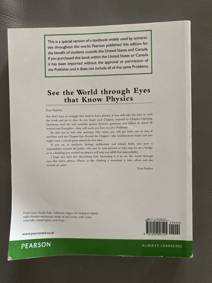 Libri: Douglas C. Giancoli Physik Lehrbuch – Usato da Bern venduto da nin_6tc5 1
