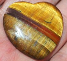 Deko – Heilsteine F-590 – Tigerauge Herz – 30x30mm