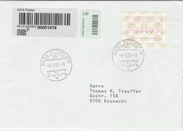 Nr. 9 sauber auf Einschreiben 0500