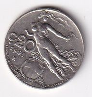 Italien 20 centesimi 1921