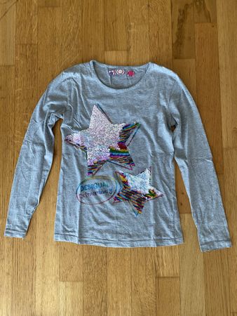 Desigual Shirt, Langarm, Sterne, Gr. 11/12, Guter Zustand