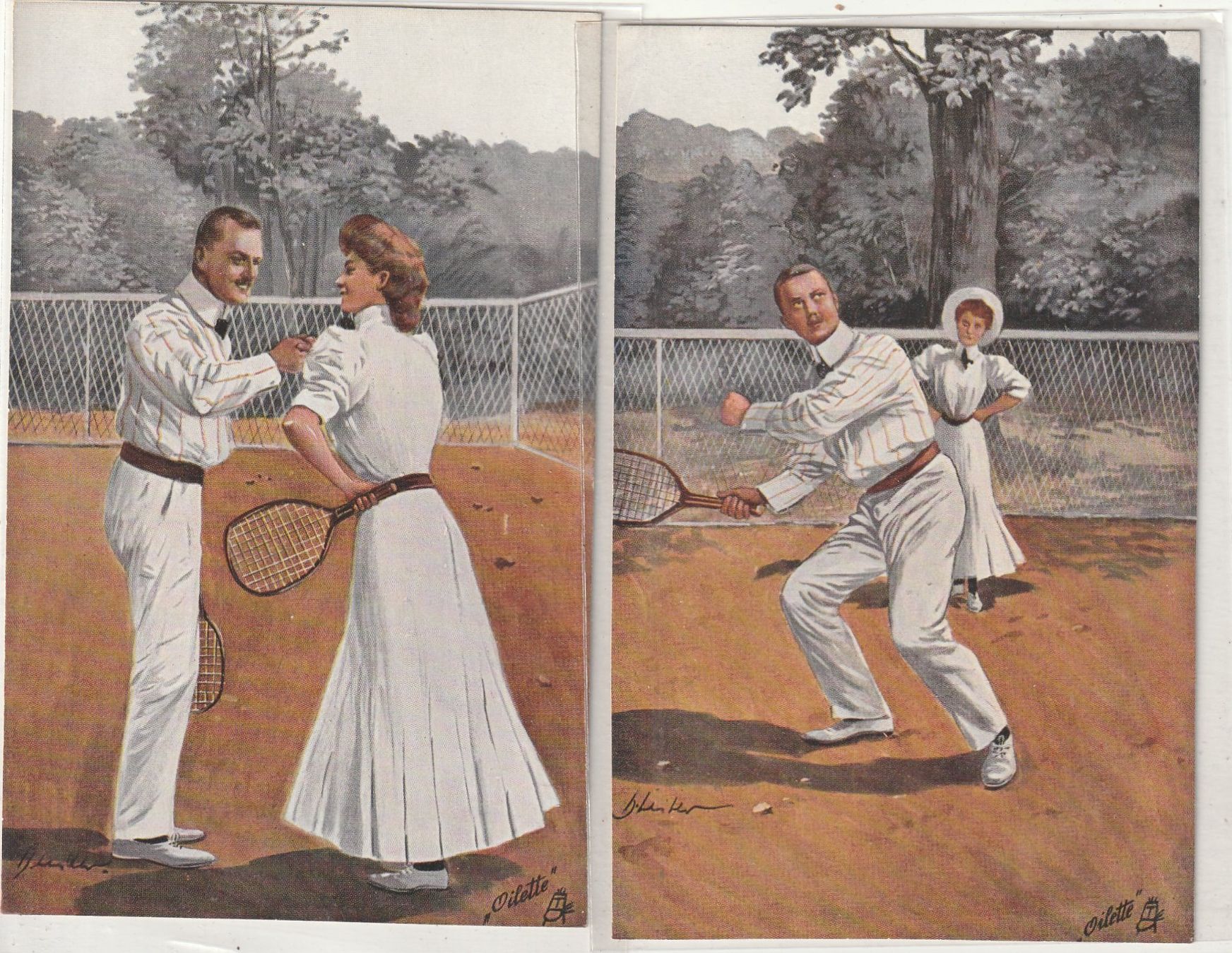 Cartoline postali: 6 AK Tennis – Usato da Rorschacherberg venduto da fratovi2 2