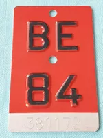 Velonummer BE 84