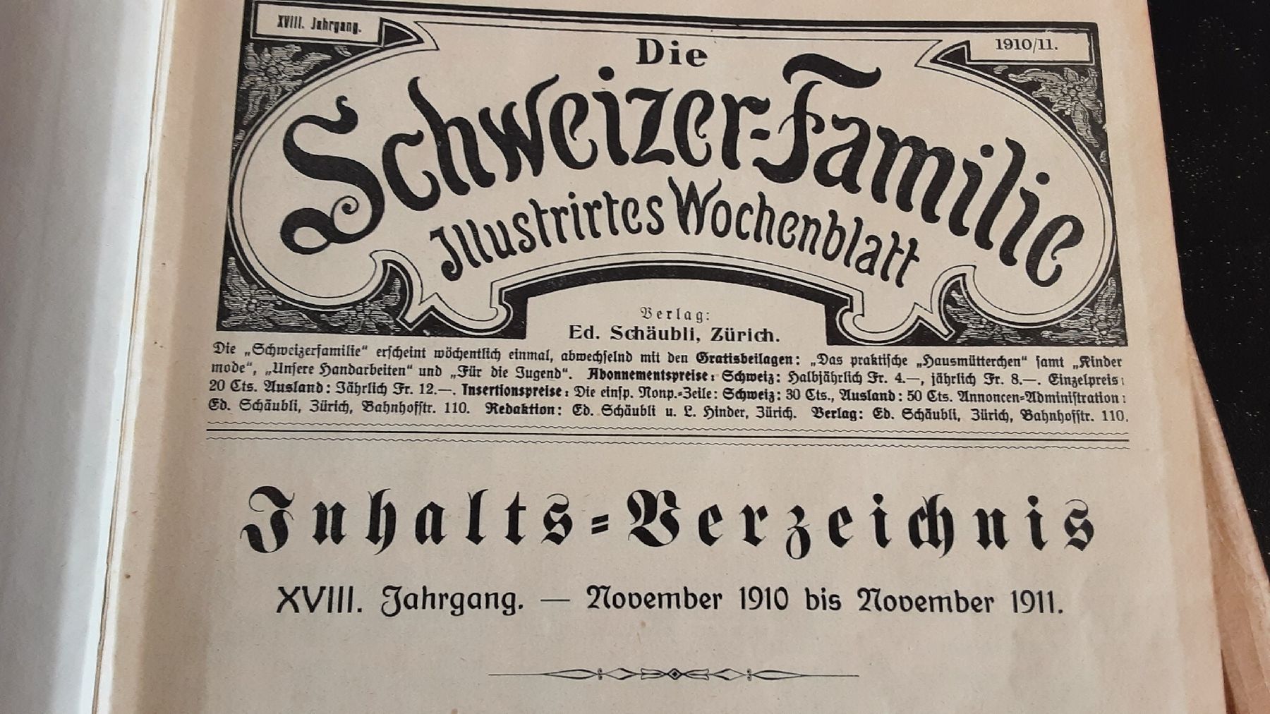 Revues & Magazines: schweizerfamilie – D'occasion à Rehetobel par Waldhuette 1