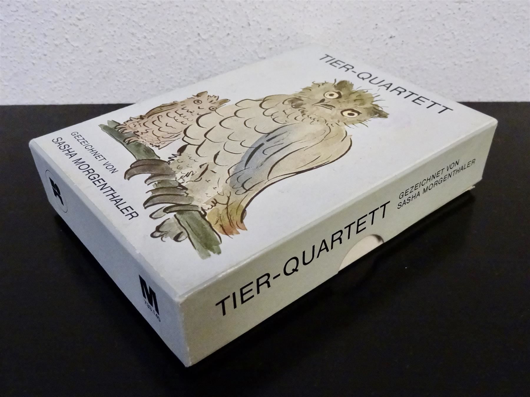 Giochi: schönes TIER Quartett SASHA MORGENTHALER – Usato da Kerzers venduto da wisaundso 1