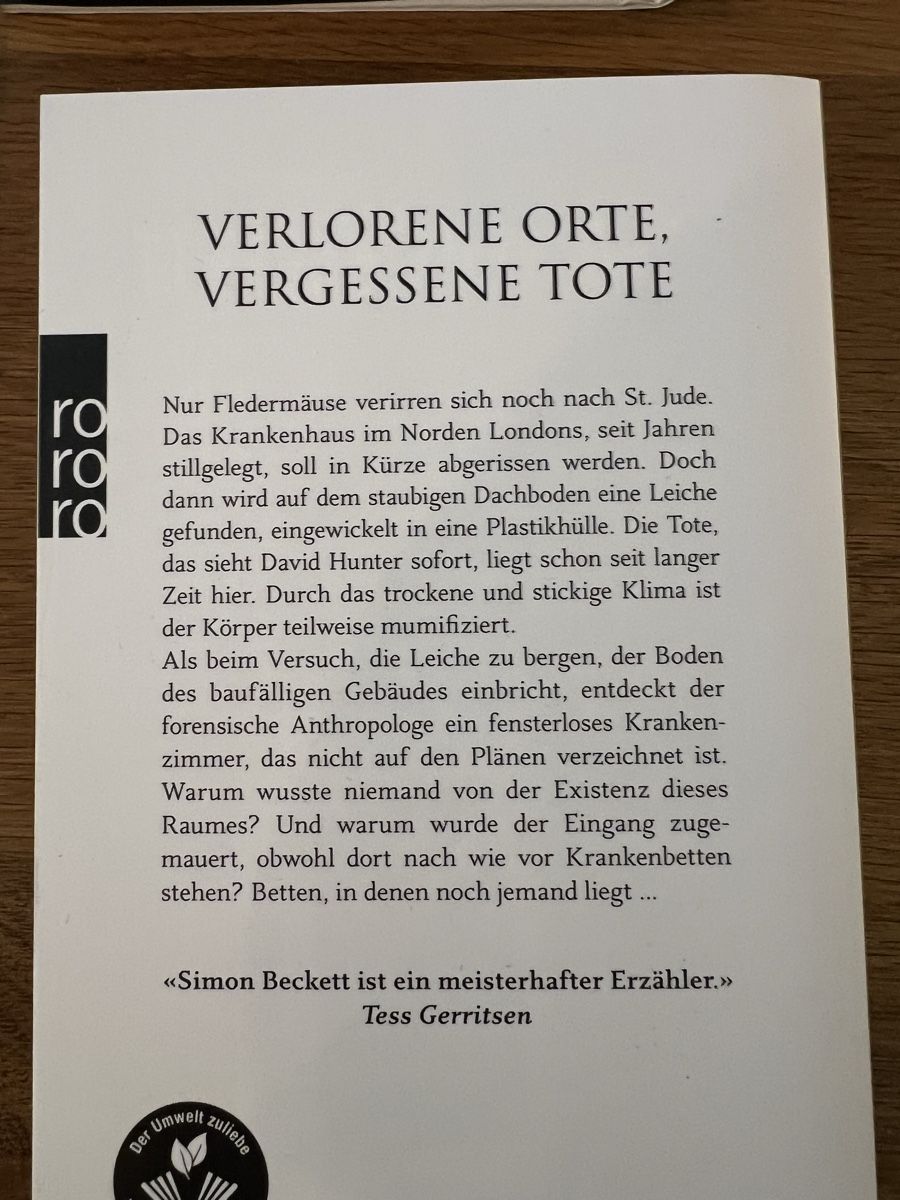 Libri: Buchpacket David Hunter Reihe 1-6 von Simon Beckett – Nuovo (secondo la descrizione) da Uznach venduto da Apuutze 9