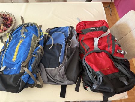 Lot de 3 sacs à dos de randonnée 