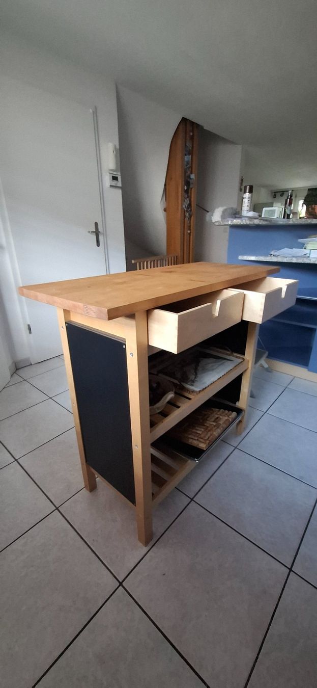 Ikea Komplettküchen: Kochinsel Holz mit Schubladen – Gebraucht aus Lyss von martine03 2