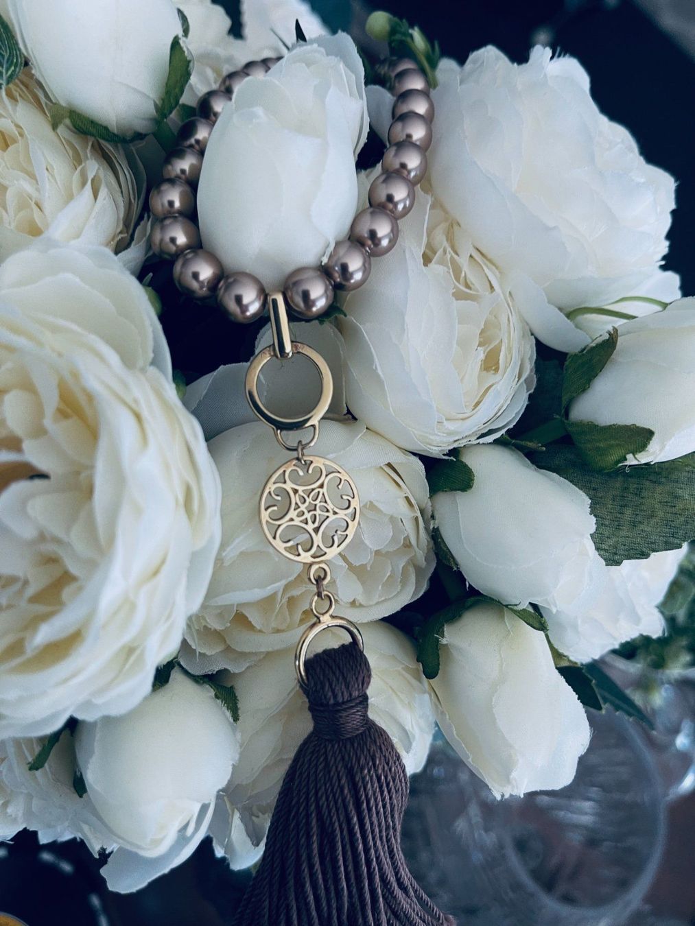 Catenine: Kette mit Swarovski Perlen – Usato da Winkel venduto da Glamour4You 5