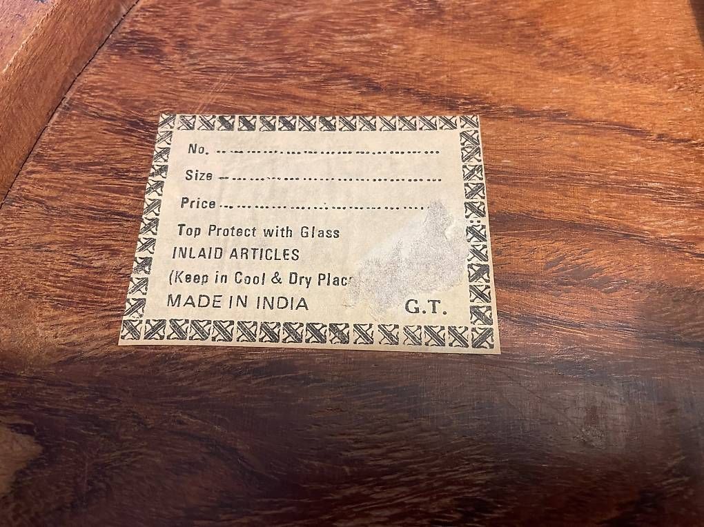 Tables: Tavolini originali indiani – D'occasion à Zollikon par omega_lex 4