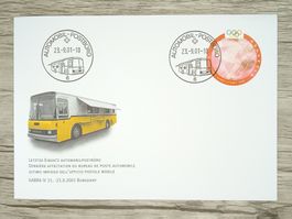 TR100 Enveloppe Suisse + Timbre 2001