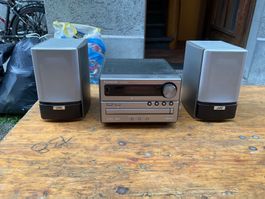 Panasonic Stereoanlage SA-PM04 mit JVC Lautsprecher SP-FSX1