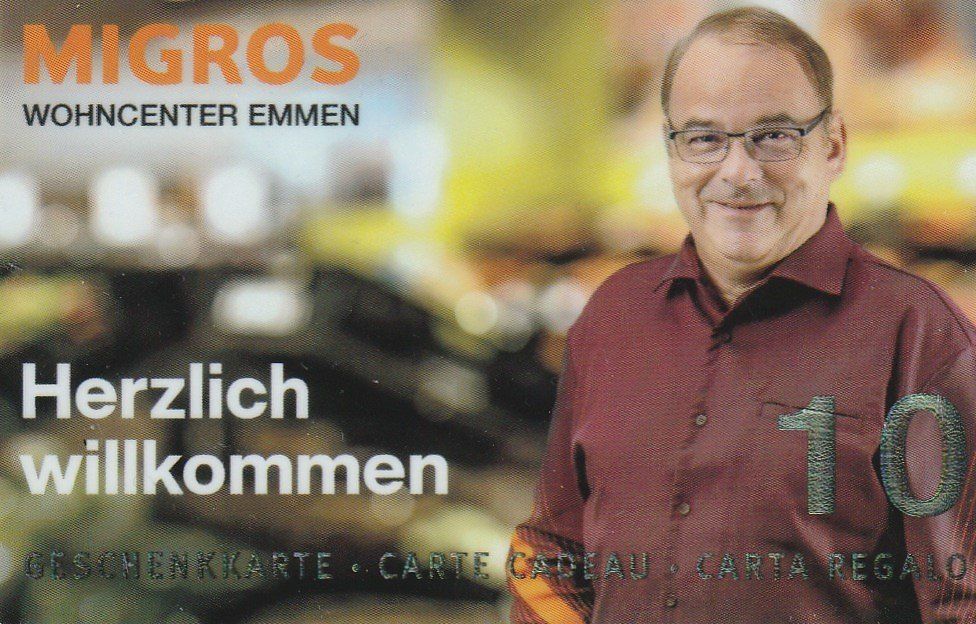 Migros Geschenkkarte 10 Wohncenter Emmen Karte 2  Kaufen auf Ricardo