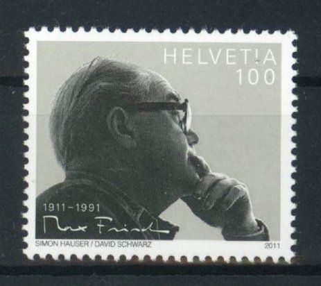 Tous les timbres: 2011, 100. Geburtstag Max Frisch ** – D'occasion à Willisau par Vollstempel