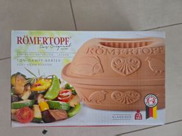 Römertopf Ton-Dampf-Bräter Klassiker 1,5L neu verpackt