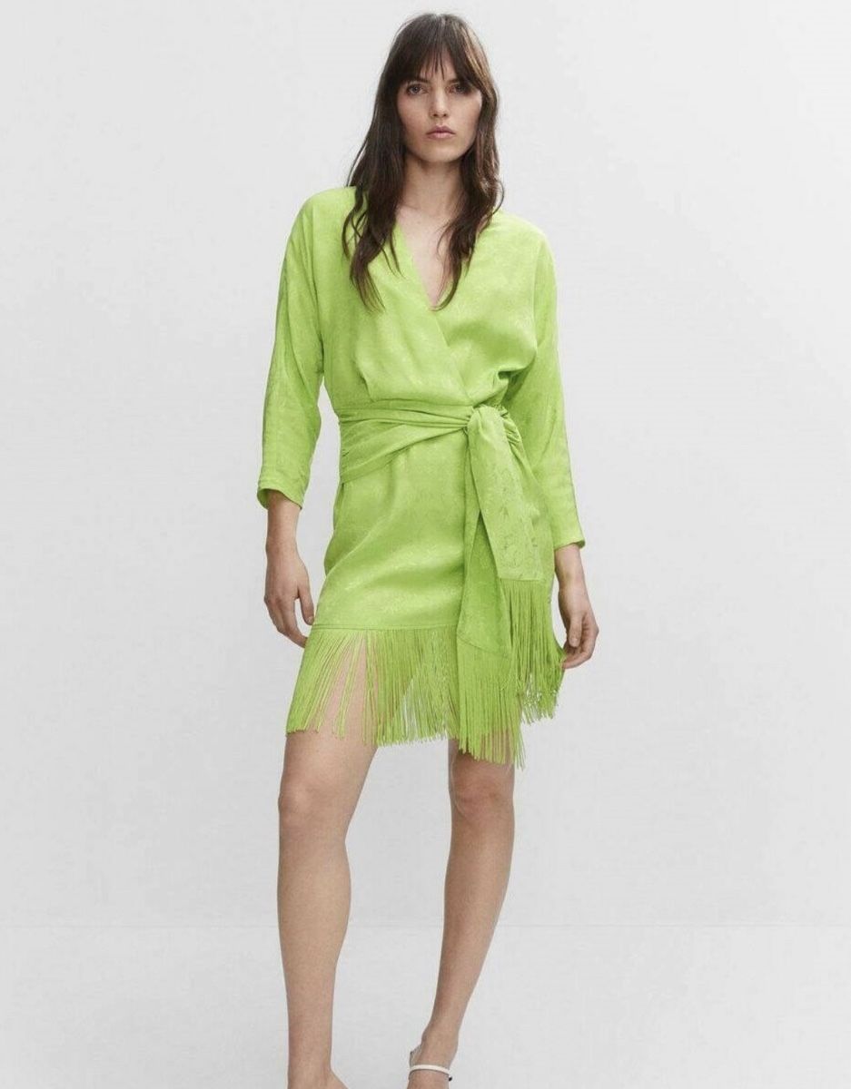 Mango Vestiti: MANGO sommerkleid lime size M – Usato da Zug venduto da sil_z2j2