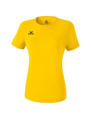 T-Shirt Erima Damen 208619 gelb Grösse 42
