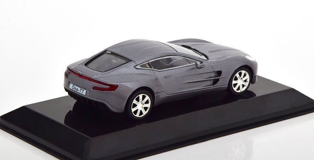 Aston Martin Modellini d'auto: ASTON MARTIN ONE-77 2009 GRAU 1:43 IXO – Nuovo e nell'imballaggio originale da Suhr venduto da Moebelsiralfred 1