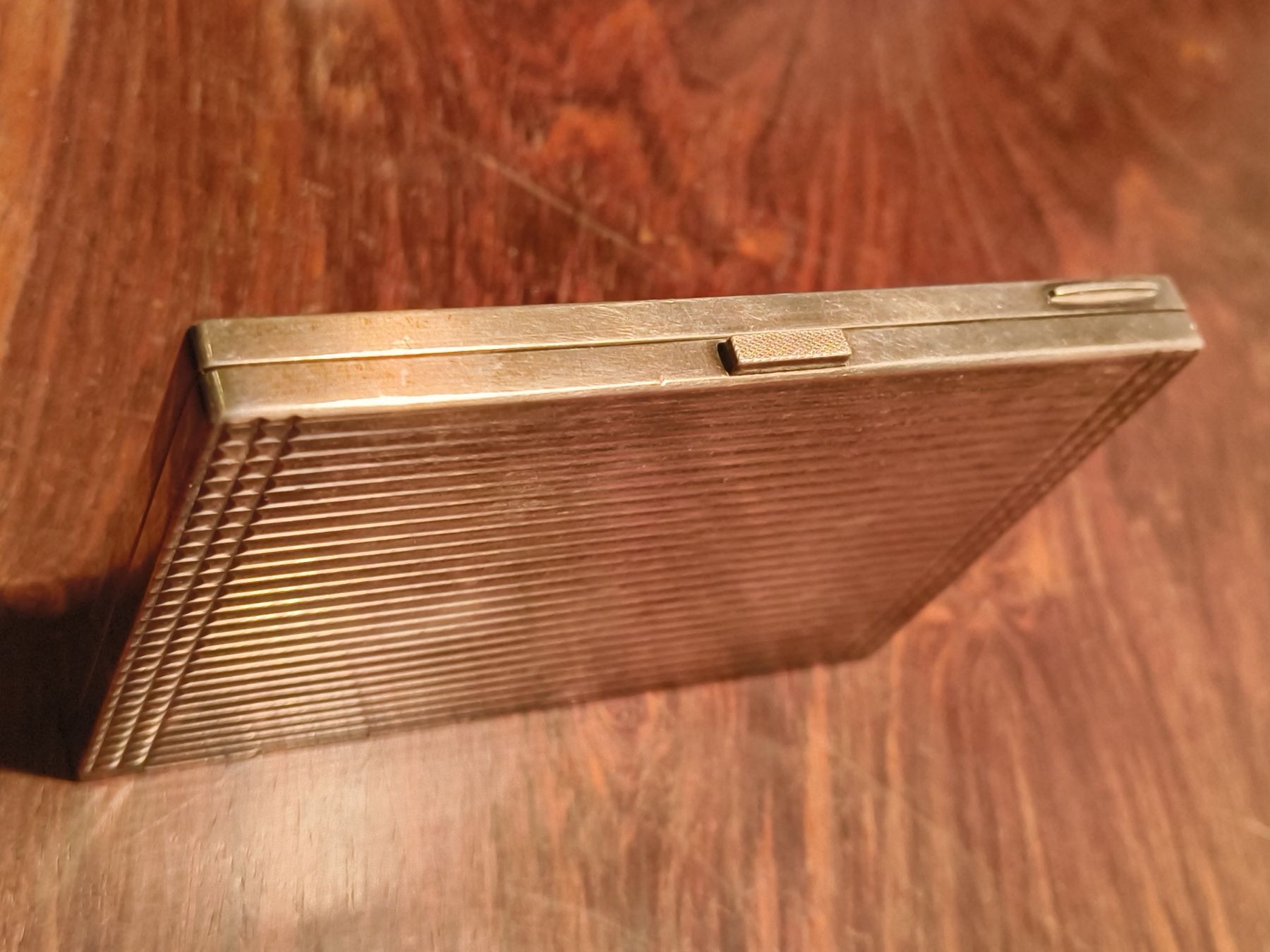 Altri Prodotti per fumatori: Thorens Zigaretten Etui Dose versilbert Midcentury Suisse – Usato da stettlen venduto da VintageBern_ch 2