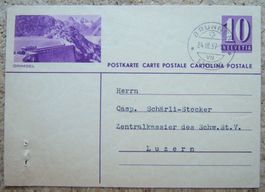 BILDPOSTKARTE GRIMSEL 1939