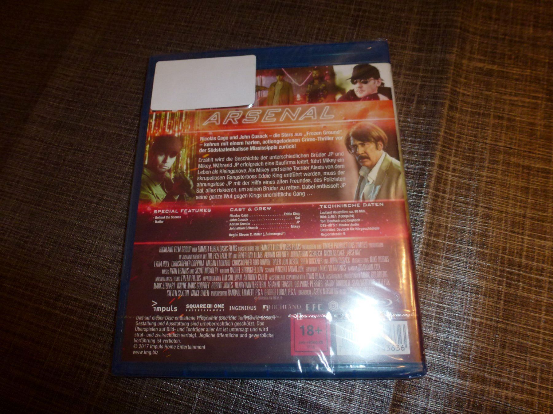 Alle DVDs: Arsenal BLU-RAY NEU – Neu und originalverpackt aus Olten von Disc-Verkauf 1
