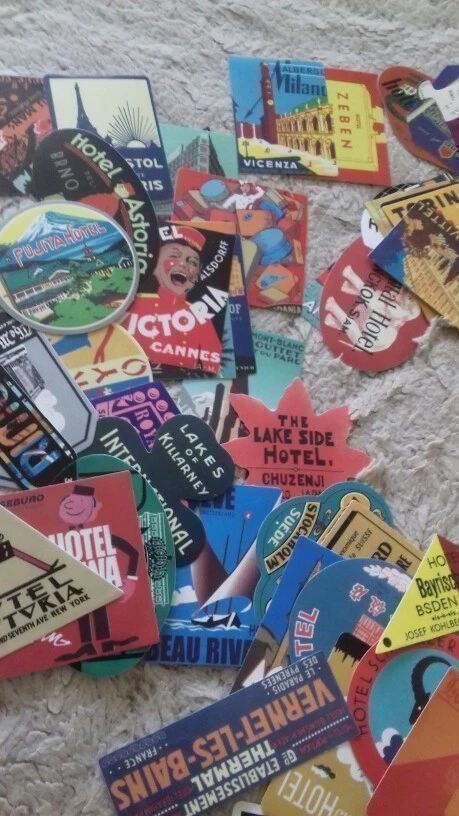 Aufkleber: 2 X 50Stk Retro Hotel Aufkleber – Neu und originalverpackt aus Winterthur von Neilpryde01 8