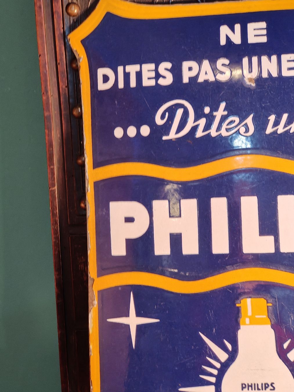 Philips Schilder: Emailschild Philips ca.1920 – Gebraucht aus Schaffhausen von b-chriss 2
