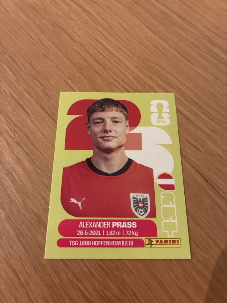 Panini Sammelbilder & Trading cards: Panini Sticker Alexander Prass AUT 9 AUT9 – Neu (gemäss Beschreibung) aus Zürich von alivasalli