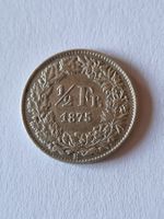 50 Rappen 1875 - RAR - Aufl. 1 Mio. - Kat. 250.--!