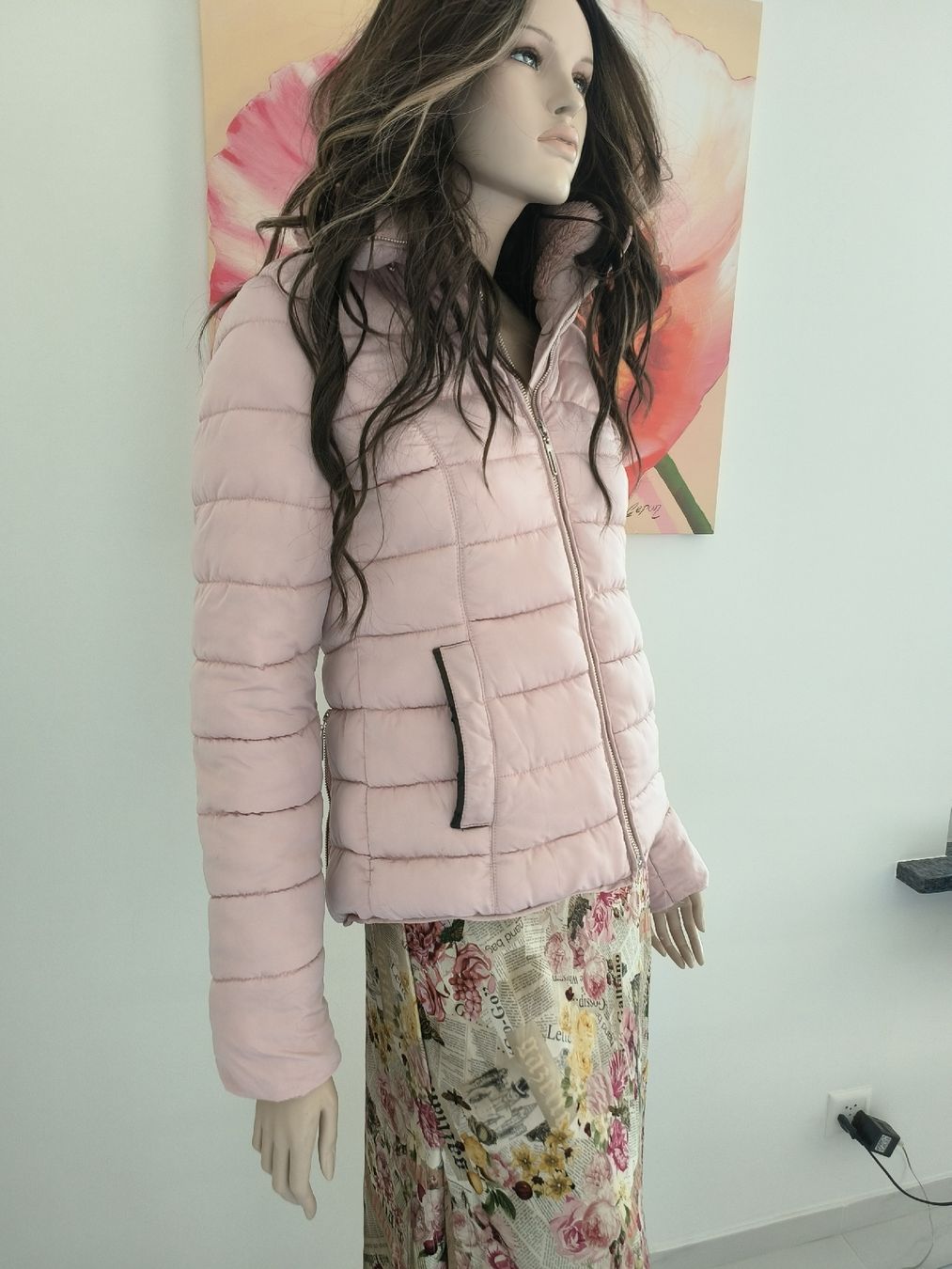 Vestes: Chicorée Übergangsjacke Gr. S, rosa, Teddyfutter Kapuze – D'occasion à Biel/Bienne par No62 5