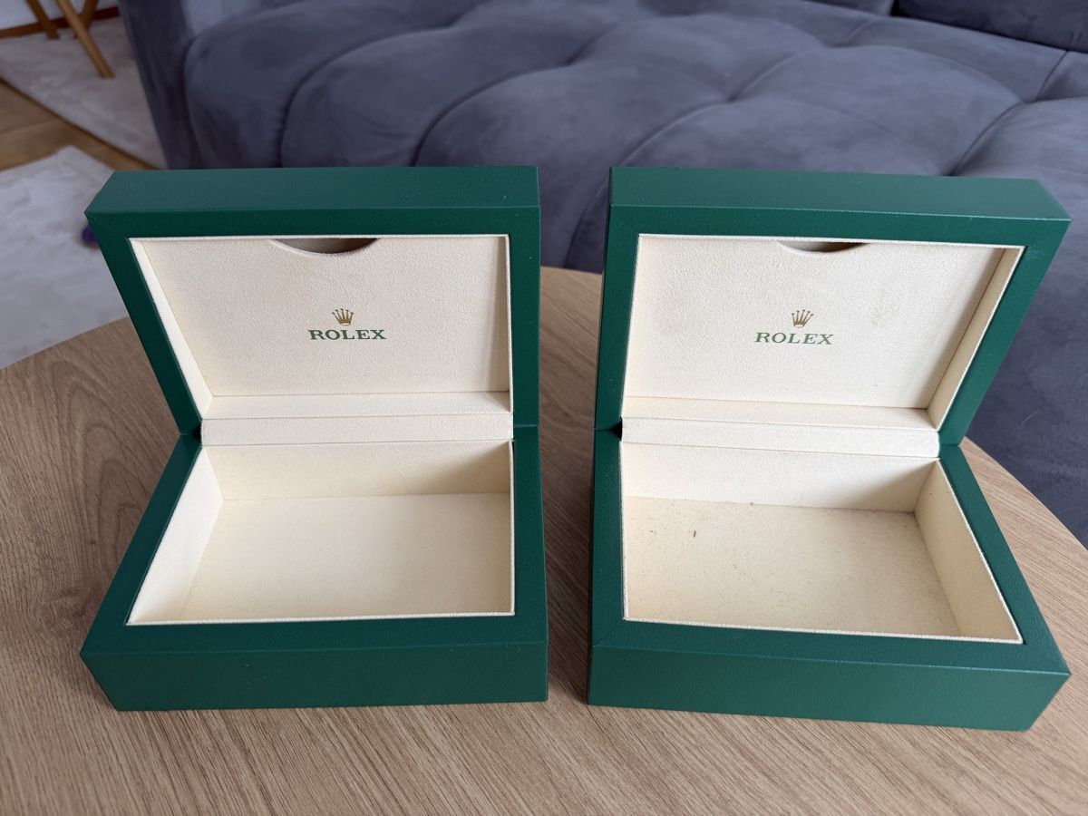 Uhrenboxen: Authentic Rolex Watch Box - Green, Genuine, Pre-Owned – Gebraucht aus Engelburg von Galena92 1
