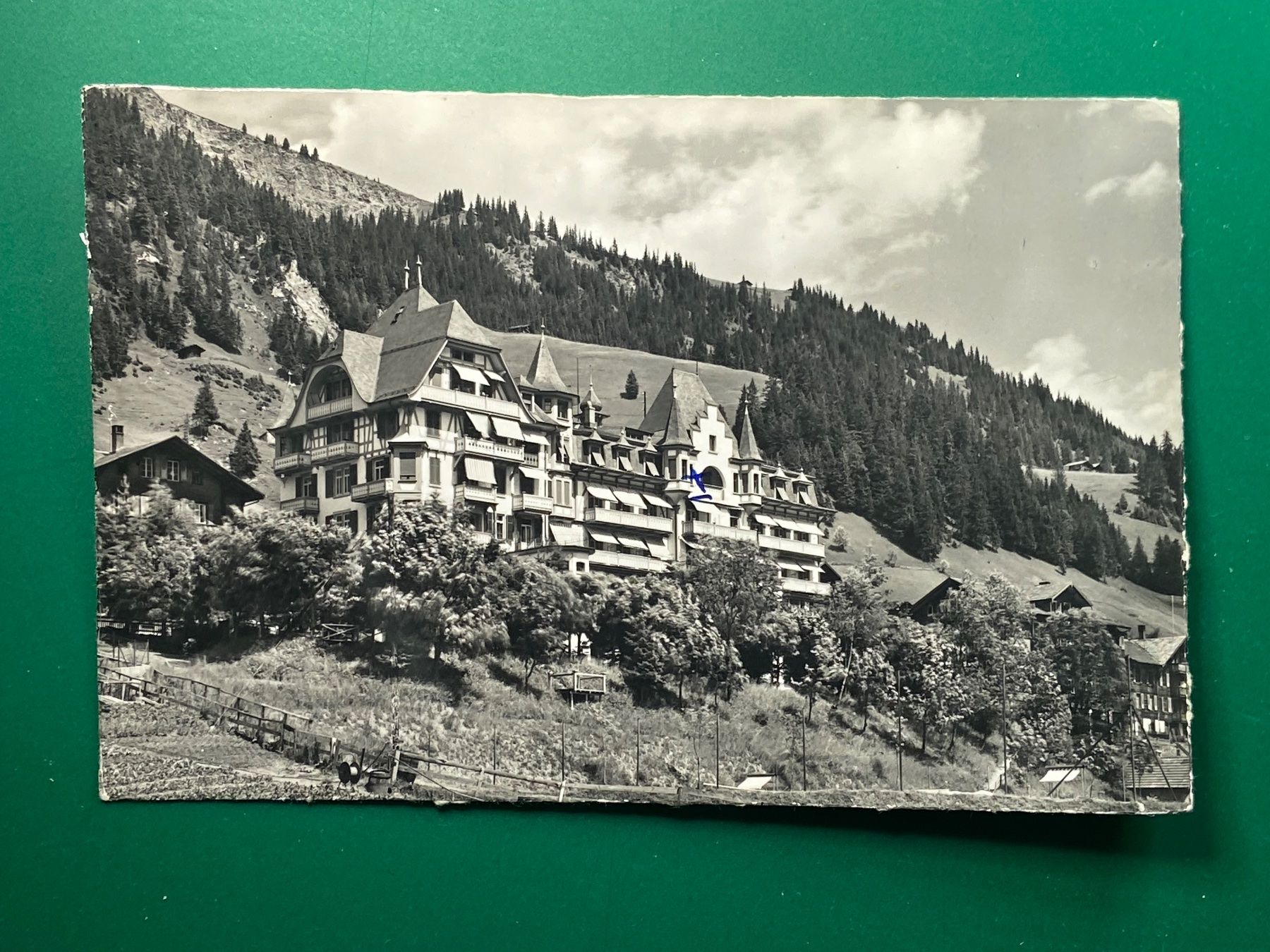 Cartoline postali: Adelboden, Hotel National – Usato da Steg VS venduto da _vinci_