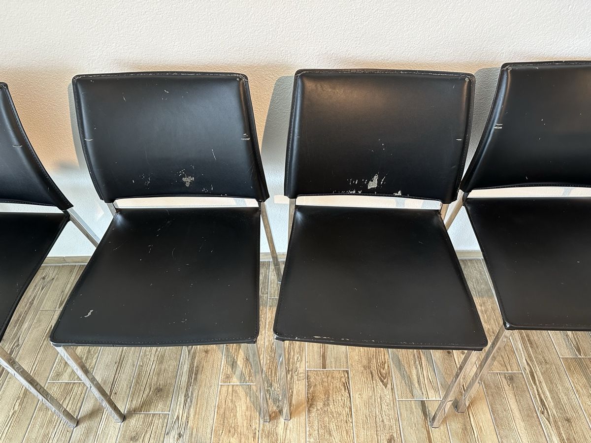 Sedie: 6er Set Design Stühle, Schwarz – Usato da Windisch venduto da Darikin 1
