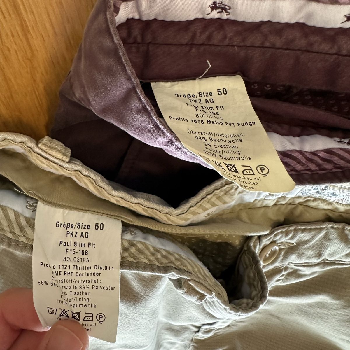 Paul Kehl Hosen: 2x Paul Kehl - Chino - Gr. 50 – Gebraucht aus Ittigen von Fabulous_Fab1 5