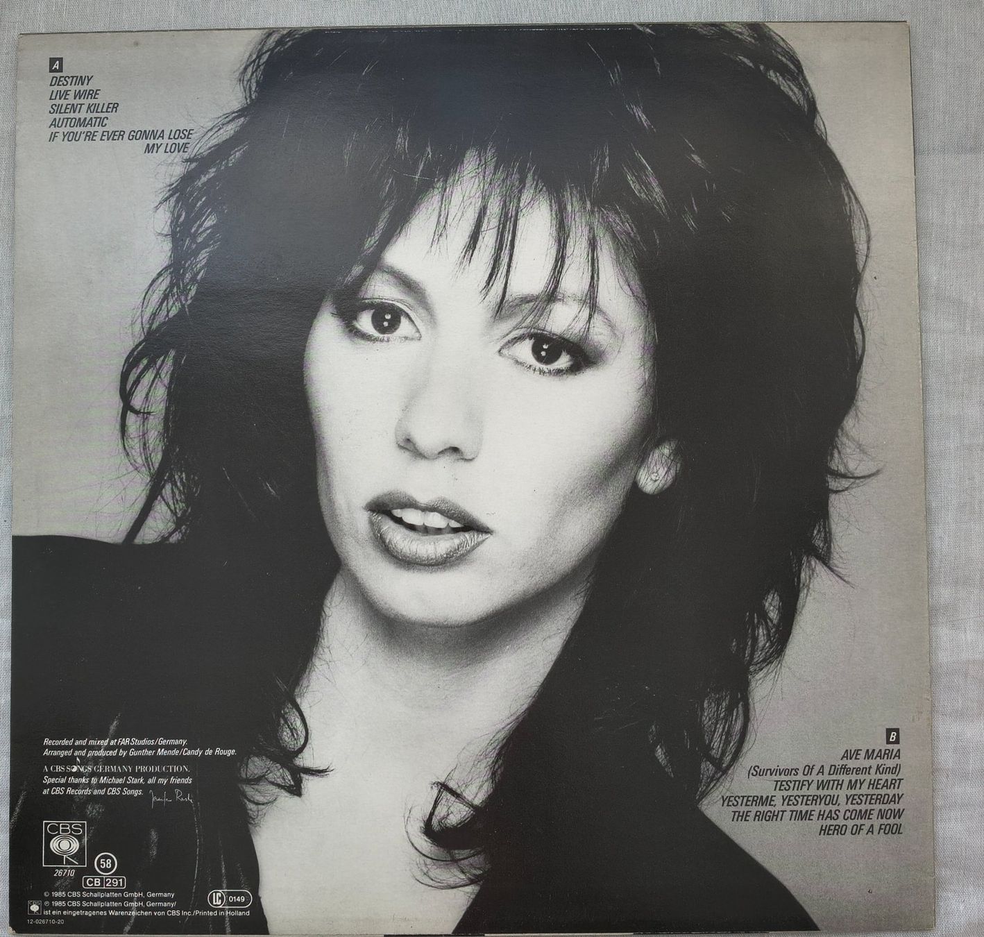 Dischi in vinile: LP "Jennifer Rush - MOVIN" – Usato da Binningen venduto da mar_2jlr 1